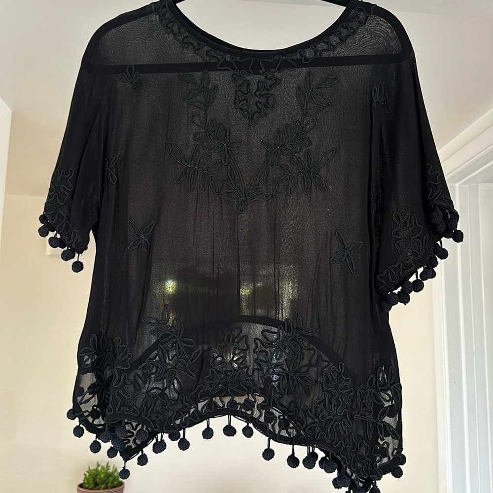 Topshop sheer top